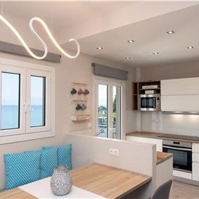 7 bedroom seafront luxury villa with pool & jacuzzi, near Acharavi, sleeps 14-15